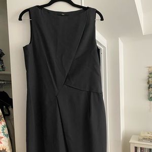 Hugo Boss Black Label Charcoal Pinstripe Sheath Dress size 6 PERFECT condition